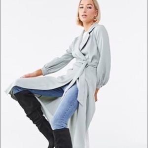 FOREVER21 Double Breasted Trench Coat